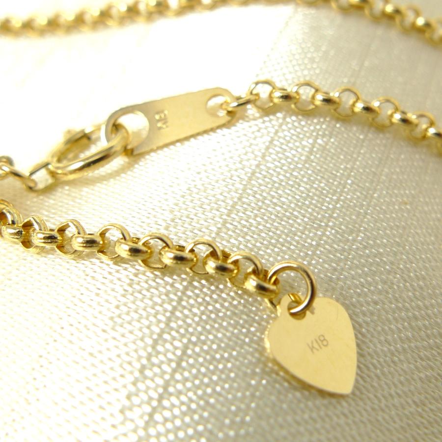 k18 ロロチェーン　ロールチェーン　証明書付き　ペンダント付属 k18 18金 ロロ チェーン ネックレス 190 50cm / k18 Roro necklace 190