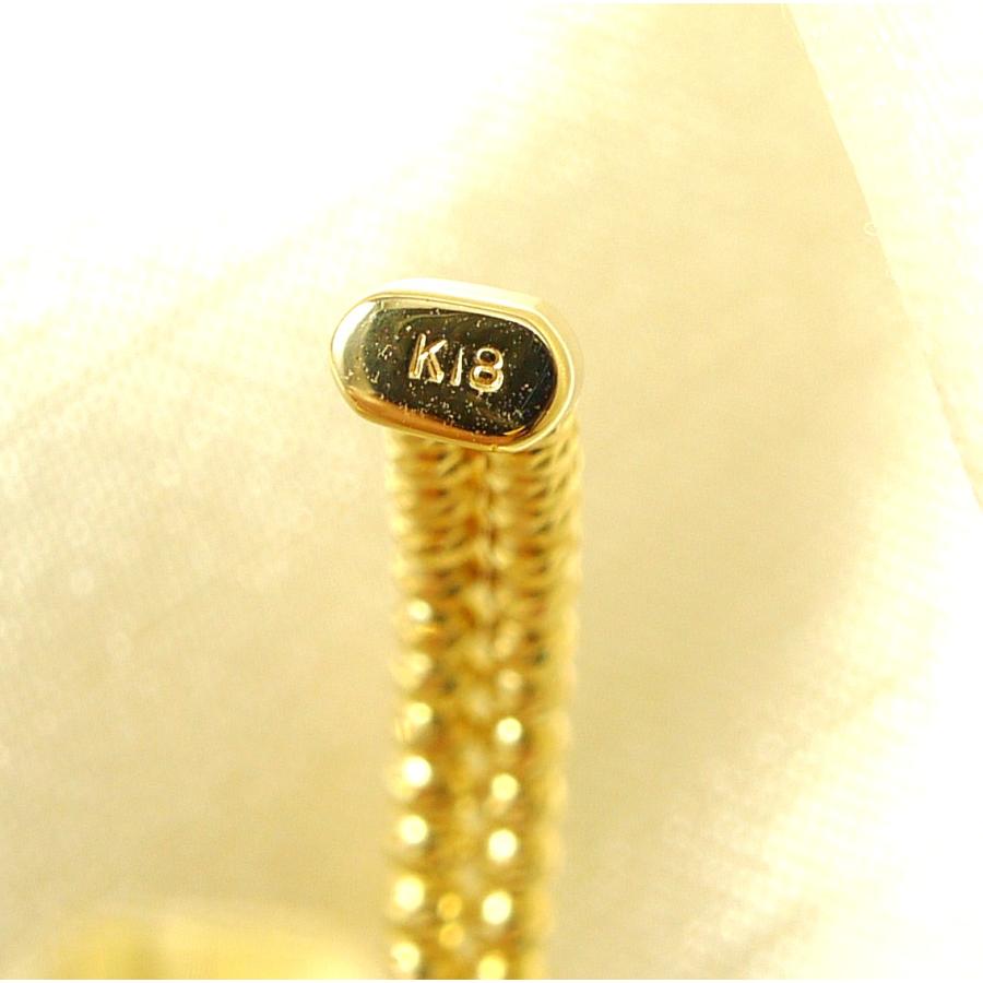 ミラーボール バングル 18金 イエローゴールド YG k18 ブレス ミラーカット 幅4mm 15cm 5.3g ダイヤカット 形状記憶 メンズ レディース プレゼント 爆買の画像