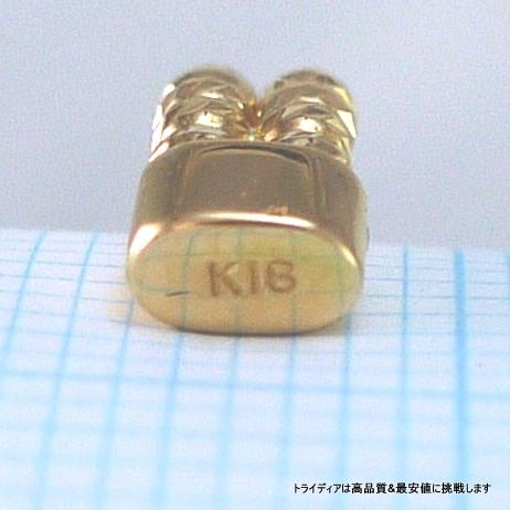 ミラーボール バングル 18金 ピンクゴールド PG k18 ブレス ミラーカット 幅4mm 13cm 4.6g ダイヤカット 形状記憶 メンズ レディース プレゼント 爆買の画像