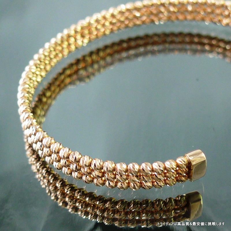 TRIDEA JEWELRY（トライディアジュエリー） ミラーボール バングル 18