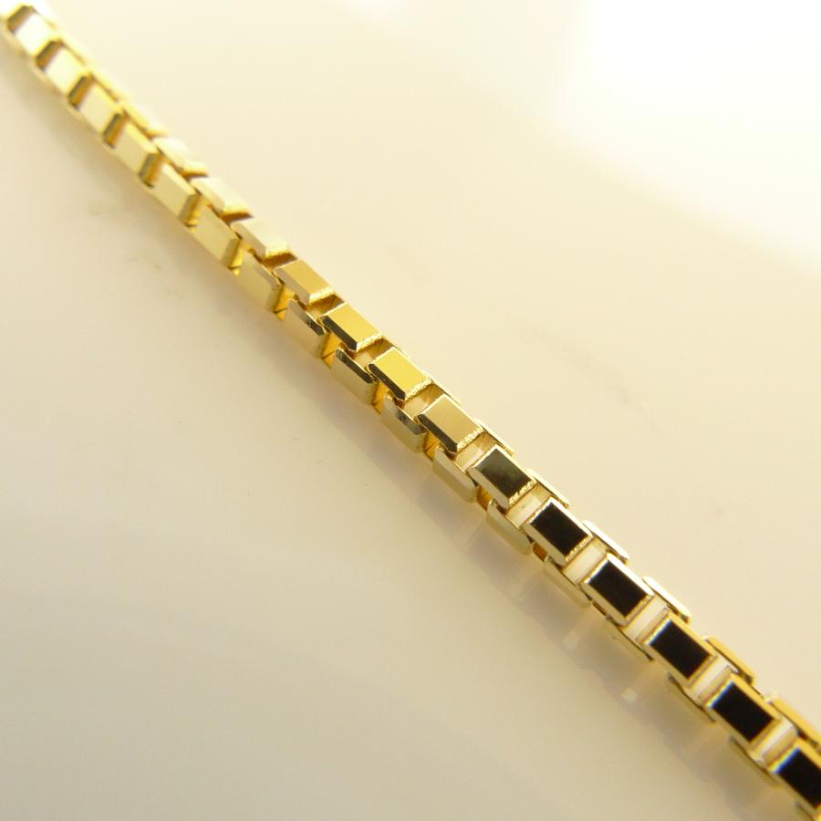 ベネチアン ネックレス 18金 チェーンのみ k18 メンズ レディース 幅0.5mm 50cm 1.3g スライド プレゼント ギフト 爆買_7