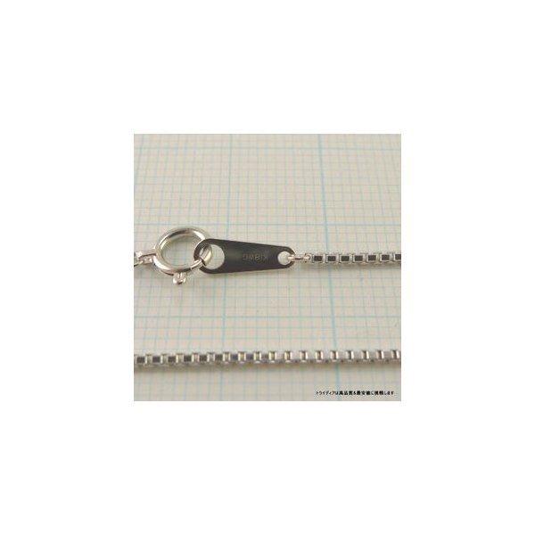 ベネチアン ネックレス 18金 ホワイトゴールド WG チェーンのみ k18 メンズ レディース 幅1.2mm 45cm 5.1g 引輪 プレゼント ギフト 爆買の画像