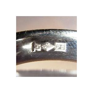 TRIDEA JEWELRY Pt900 平打 甲丸 5mm プラチナ マリッジリング