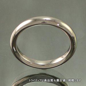 TRIDEA JEWELRY Pt900 両面 甲丸 3mm プラチナ マリッジリング TRIDEA JEWELRY Pt900 両面 甲丸 3mm プラチナ マリッジリング