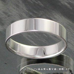 TRIDEA JEWELRY（トライディアジュエリー） Pt900 平打 4mm 3.7g