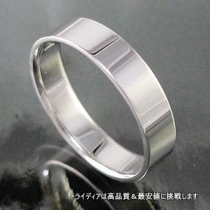 Pt950 平打 4mm 3.7ｇ プラチナ マリッジリング 結婚 指輪 TRK349 プレゼント ギフト 爆買の画像