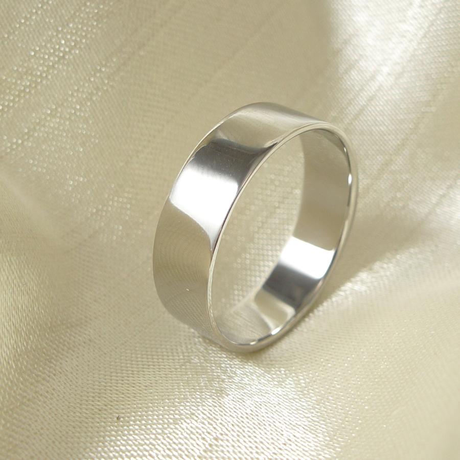 Pt950 平打 6mm 5.6ｇ プラチナ マリッジ リング 結婚 指輪 TRK351 プレゼント ギフト 爆買の画像