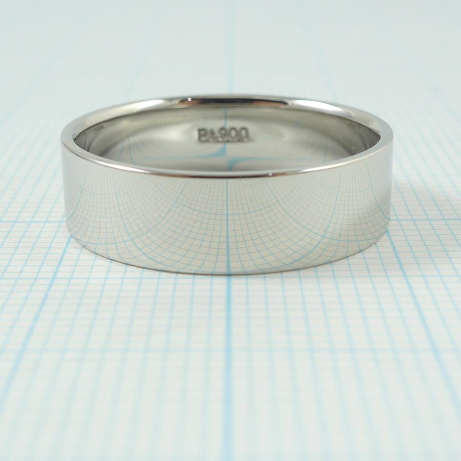 TRIDEA JEWELRY Pt900 平打 6mm 7.1g プラチナ マリッジリング TRIDEA JEWELRY Pt900 平打 6mm 7.1g プラチナ マリッジリング