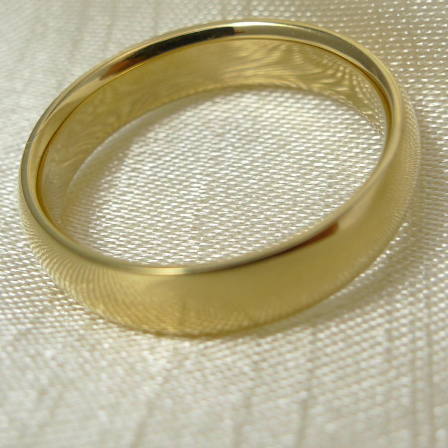 TRIDEA JEWELRY（トライディアジュエリー） K18 甲丸 4.5mm 金