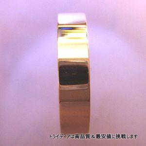 TRIDEA JEWELRY（トライディアジュエリー） K18 平打 4mm 3.7g 金 
