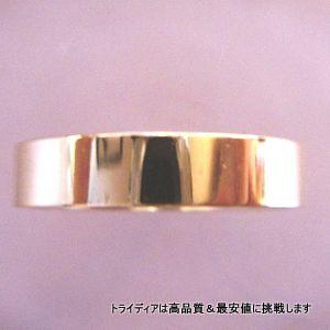 TRIDEA JEWELRY（トライディアジュエリー） K18 平打 4mm 3.7g 金