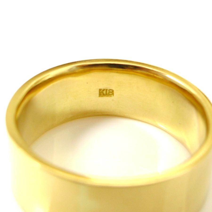 TRIDEA JEWELRY（トライディアジュエリー） K18 平打 8mm 11g 金