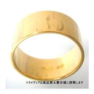 TRIDEA JEWELRY（トライディアジュエリー） K18 平打 10mm 11g 金 