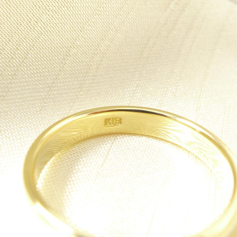TRIDEA JEWELRY（トライディアジュエリー） K18 平打 甲丸 4mm 金