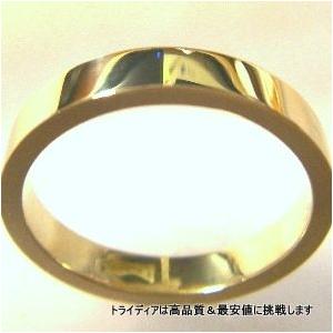 K18 平打 3mm 1.4mm厚　金 マリッジリング 結婚 指輪 TRK409 プレゼント ギフト 爆買の画像