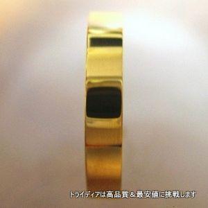 K18 平打 3mm 1.4mm厚　金 マリッジリング 結婚 指輪 TRK409 プレゼント ギフト 爆買の画像