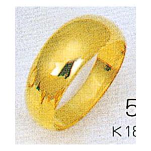 K18 月形 5g マリッジ リング 結婚 指輪　金TRK502 プレゼント ギフト18金 爆買