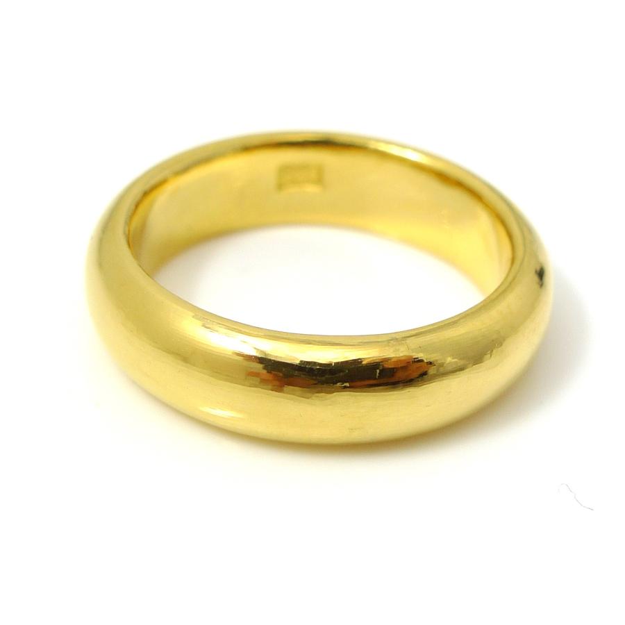 TRIDEA JEWELRY K24 純金 甲丸 5mm 11g 金 マリッジ リング 結婚 TRIDEA JEWELRY K24 純金 甲丸 5mm 11g 金 マリッジ リング 結婚