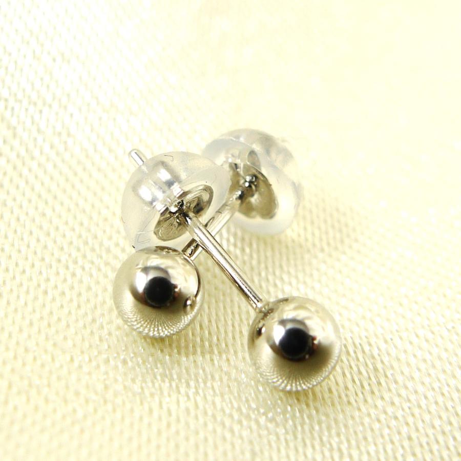 プラチナ 丸玉 ピアス Pt900 ペア 3mm pt 両耳 メンズ レディース 刻印 スタッドピアス ボールピアス キャッチ付 プレゼント ギフト 爆買の画像