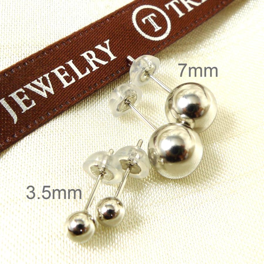 プラチナ 丸玉 ピアス Pt900 ペア 3mm pt 両耳 メンズ レディース 刻印 スタッドピアス ボールピアス キャッチ付 プレゼント ギフト 爆買の画像