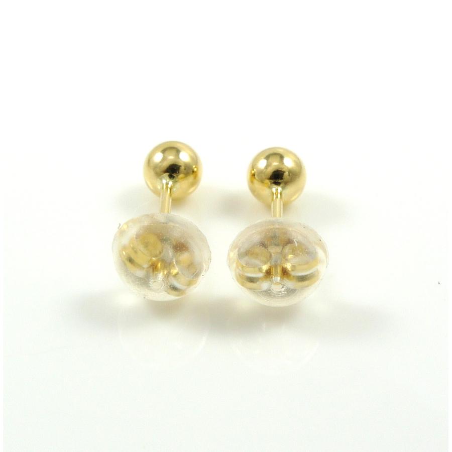 TRIDEA JEWELRY（トライディアジュエリー） k18 丸玉ピアス 2.5mm 両耳