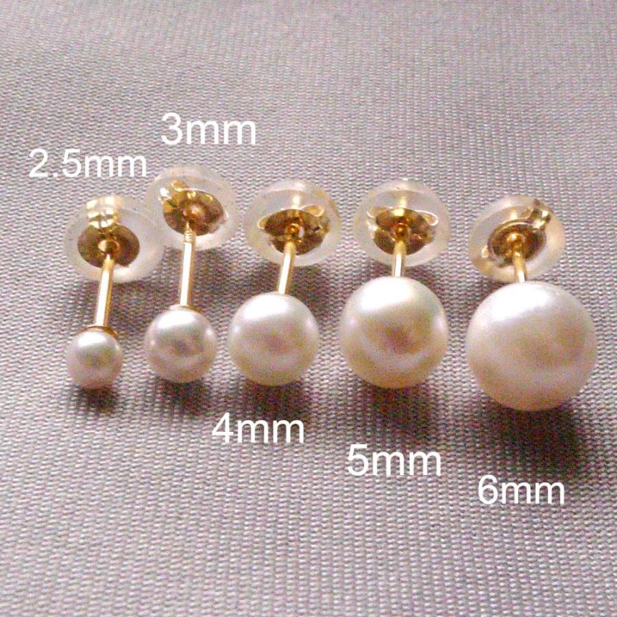 TRIDEA JEWELRY K18 アコヤ ベビー パール ピアス 2.5mm 真珠 一 TRIDEA JEWELRY K18 アコヤ ベビー パール ピアス 2.5mm 真珠 一
