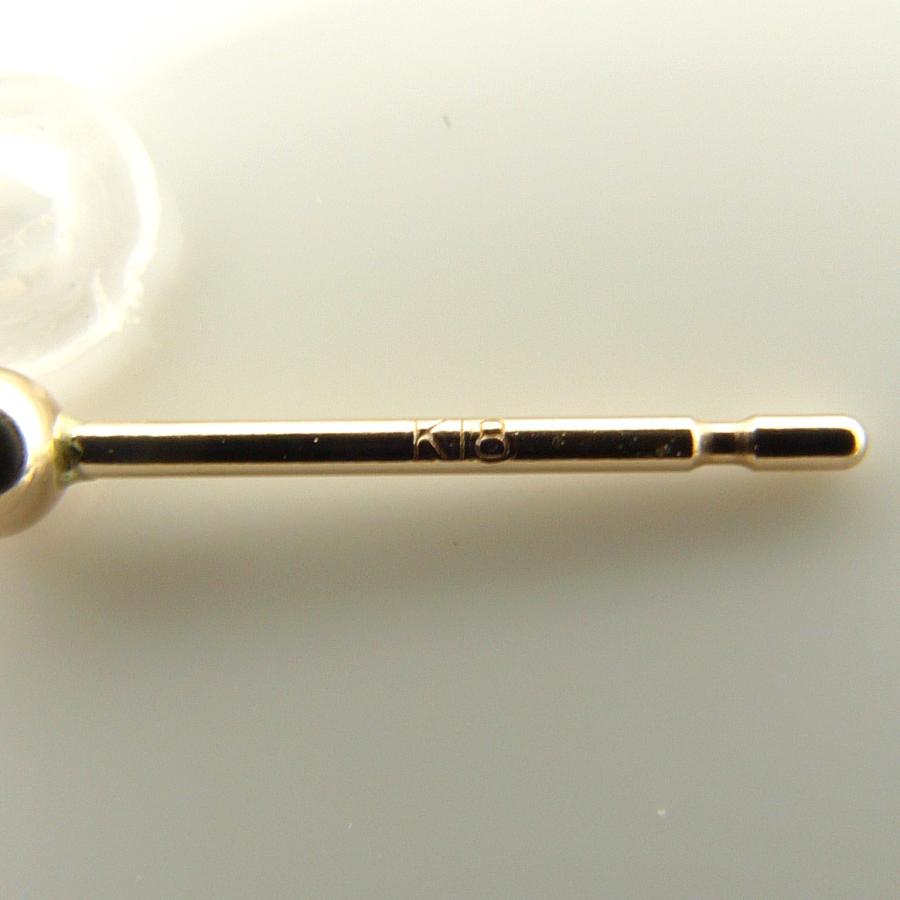 K18 ピンク ゴールド 丸玉 ピアス ペア 3mm 両耳 メンズ レディース PG 刻印 スタッドピアス ボールピアス キャッチ付 プレゼント ギフト 爆買_4