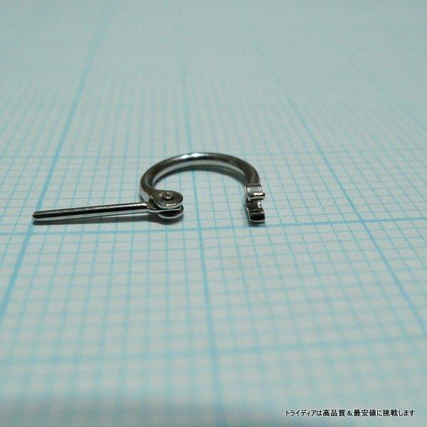 プラチナ Pt900 フープピアス 小さめ 国産 幅1mm 外径8mm 1個 TRIDEA JEWELRY プラチナ Pt900 フープピアス 小さめ 国産 幅1mm