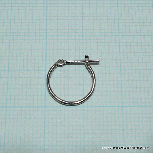 プラチナ Pt900 フープピアス 国産 幅1mm 外径13mm 両耳 2個 TRIDEA JEWELRY プラチナ Pt900 フープピアス 小さめ 国産 幅1mm