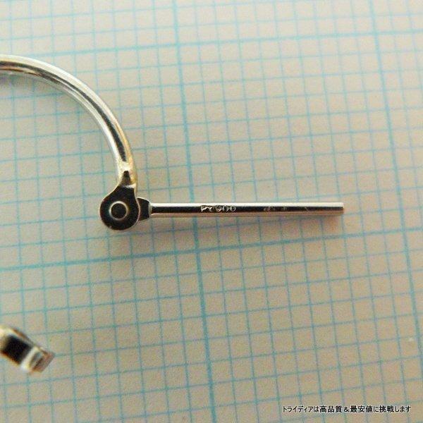 プラチナ Pt900 フープピアス 国産 幅1mm 外径13mm 両耳 2個 TRIDEA JEWELRY プラチナ Pt900 フープピアス 小さめ 国産 幅1mm