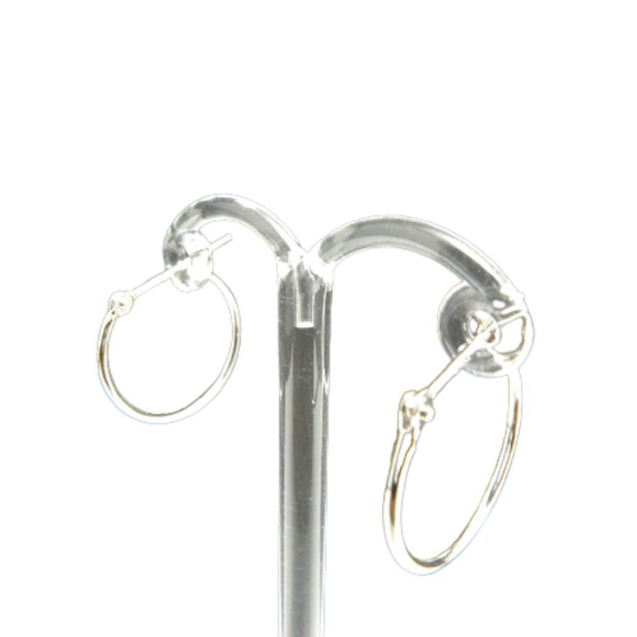 プラチナ Pt900 リングピアス 幅1mm 外径15mm 両耳 1ペア 2個 レディース プレゼント ギフト