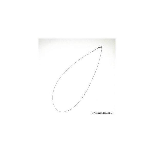 ベネチアン ネックレス 18金 ホワイトゴールド WG チェーンのみ k18 メンズ レディース プレゼント 幅0.8mm 40cm 1.7g 軽量タイプ プレゼント ギフト 爆買の画像