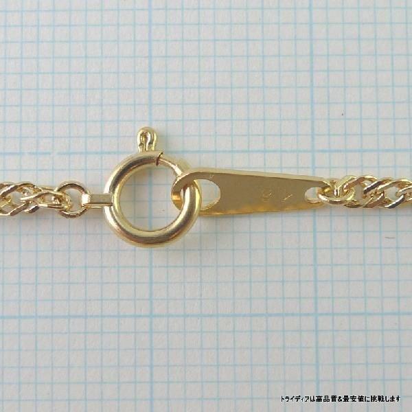 18金 スクリュー ネックレス ゴールド k18 18k 幅2.1mm 40cm 4g 引輪 プレゼント ギフト レディース 爆買の画像
