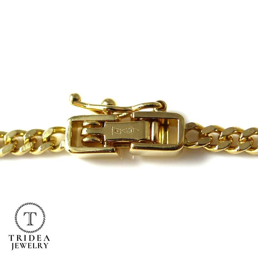 TRIDEA JEWELRY 18金 喜平 ブレスレット 20g 20cm 2面 幅5mm TRIDEA JEWELRY 18金 喜平 ブレスレット 20g 20cm 2面 幅5mm