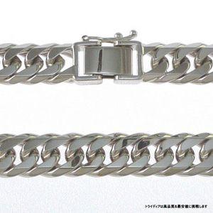 喜平ネックレス 18金ホワイトゴールド K18WG 18金ホワイトゴールド 喜平ネックレス 6面ダブル 100g