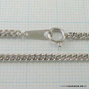 プラチナ 喜平 ネックレス 10g 40cm 2面 幅2.2mm 造幣局検定付 Pt850 喜平ネックレス チェーン メンズ レディース 白金 pt 誕生日 プレゼント ギフト 爆買の画像