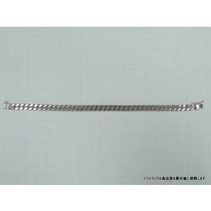 プラチナ 喜平 ブレスレット 30g 18cm 2面 幅6.1mm 造幣局検定付 アンクレット Pt850 チェーン メンズ レディース 中折 白金 誕生日 プレゼント ギフト｜trideacoltd｜06