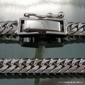 TRIDEA JEWELRY プラチナ 喜平 ネックレス 20g 40cm 6面 ダブル 幅3.5