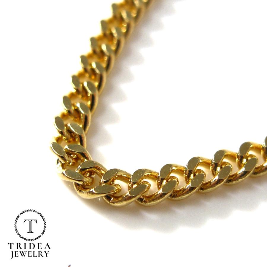 TRIDEA JEWELRY 18金 喜平 ネックレス 1.1g 40cm 2面 幅0.8mm TRIDEA JEWELRY 18金 喜平 ネックレス 1.1g 40cm 2面 幅0.8mm