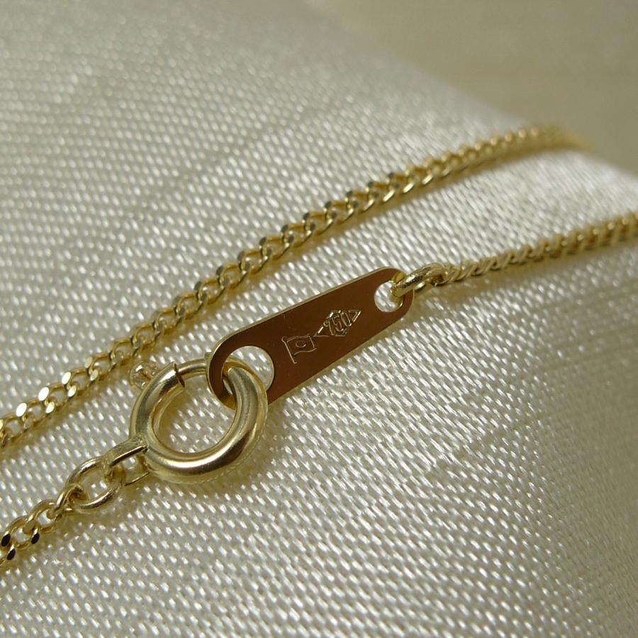 TRIDEA JEWELRY 18金 喜平 ネックレス 1.5g 40cm 2面 幅0.9mm