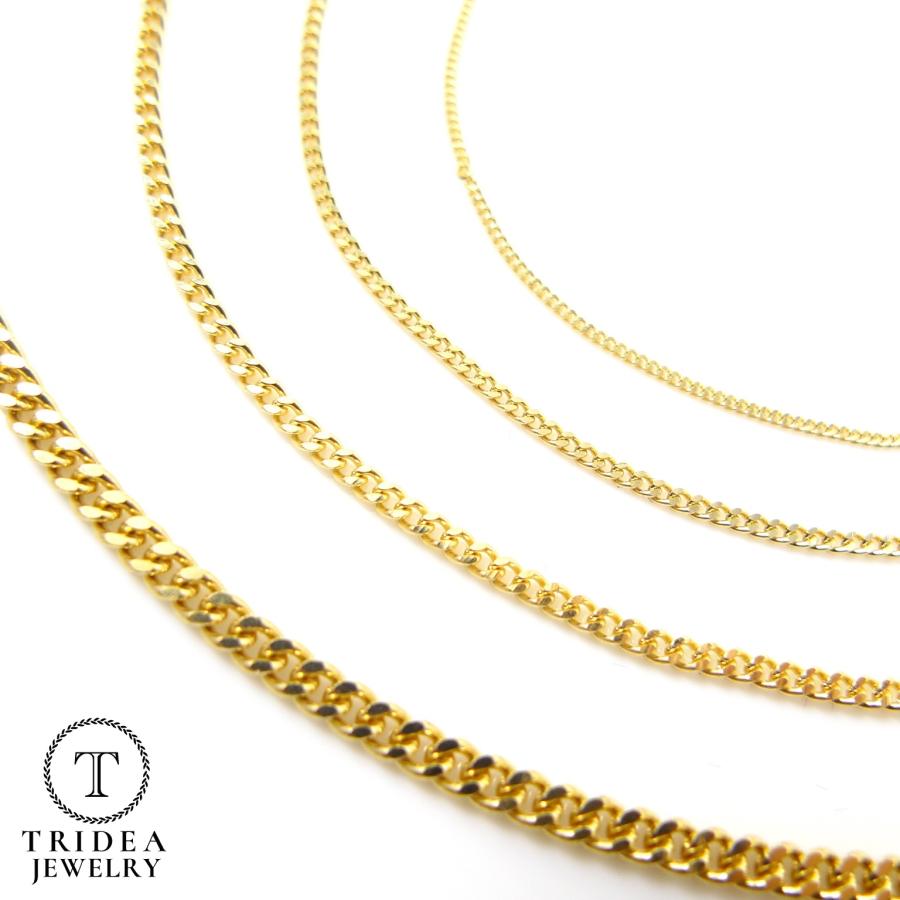 TRIDEA JEWELRY 18金 喜平 ネックレス 8g 40cm 2面 幅2.3mm K18 TRIDEA JEWELRY 18金 喜平 ネックレス 8g 40cm 2面 幅2.3mm K18