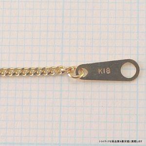 TRIDEA JEWELRY 18金 喜平 ネックレス 2.4g 43cm 2面 幅1.2mm K18 喜平 