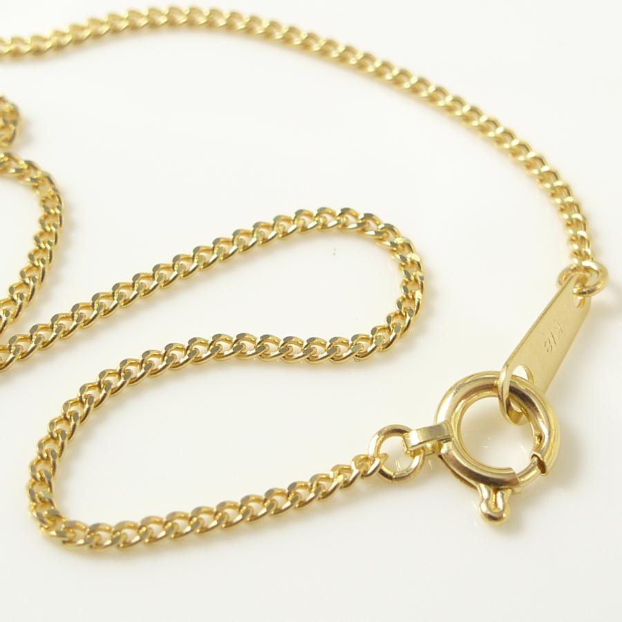 TRIDEA JEWELRY 18金 喜平 ネックレス 2.4g 43cm 2面 幅1.2mm TRIDEA JEWELRY 18金 喜平 ネックレス 2.4g 43cm 2面 幅1.2mm
