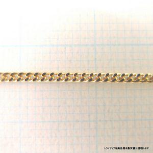 TRIDEA JEWELRY 18金 喜平 ネックレス 3.2g 43cm 2面 幅1.3mm K18 喜平 