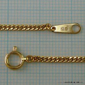 18金 喜平 ネックレス 6g 43cm 2面 幅1.9mm K18 喜平ネックレス 日本製  