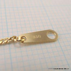 TRIDEA JEWELRY 18金 喜平 ネックレス 2.5g 45cm 2面 幅1.2mm K18 喜平  