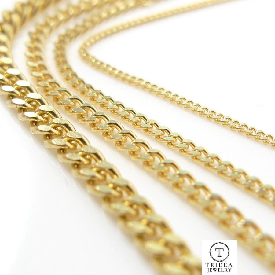 TRIDEA JEWELRY 18金 喜平 ネックレス 2.7g 50cm 2面 幅1.2mm TRIDEA JEWELRY 18金 喜平 ネックレス 2.7g 50cm 2面 幅1.2mm