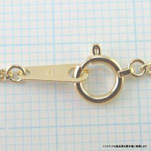 TRIDEA JEWELRY 18金 喜平 ネックレス 4.7g 50cm 2面 幅1.5mm
