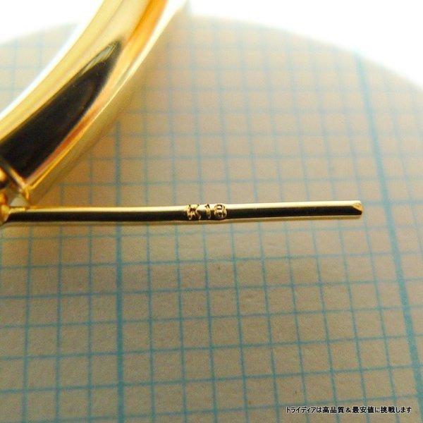 TRIDEA JEWELRY k18 フープ ピアス 18k 18金 レディース 幅3mm