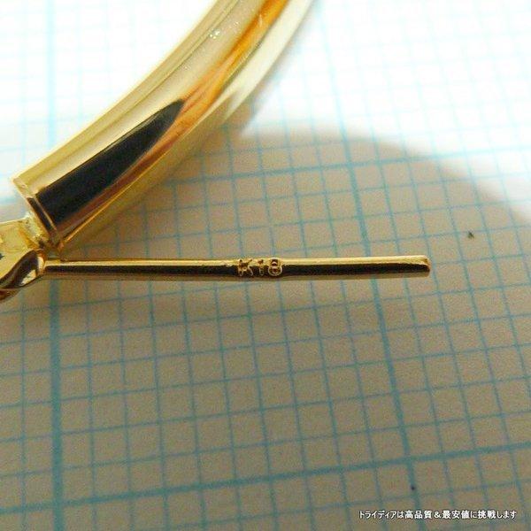 k18 フープ ピアス 18k 18金 レディース 幅3mm 外径50mm 両耳 パイプピアス リングピアス 地金ピアス 大きめ プレゼント ギフト 爆買の画像
